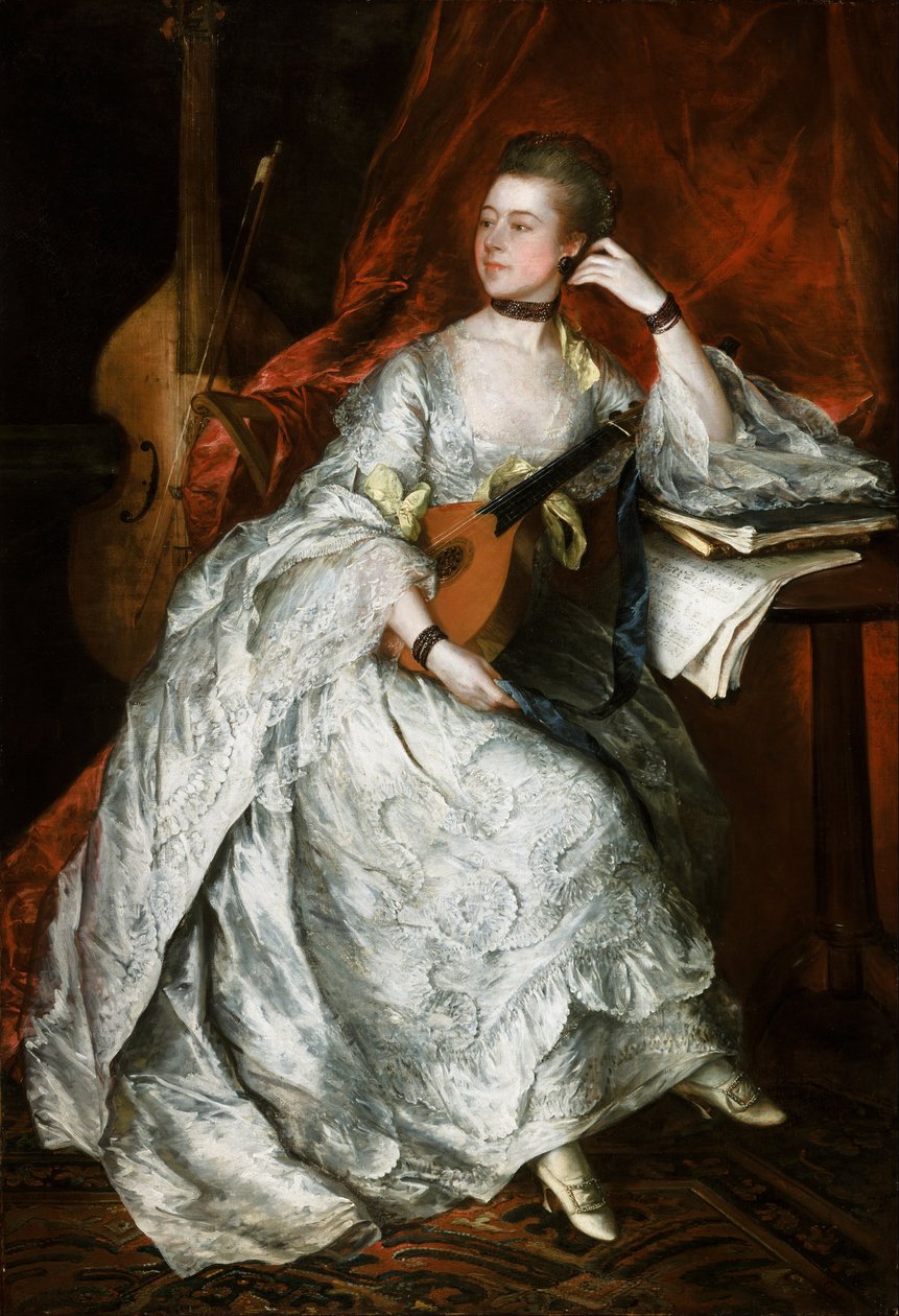 Ann Ford (senare fru Philip Thicknesse) av Thomas Gainsborough