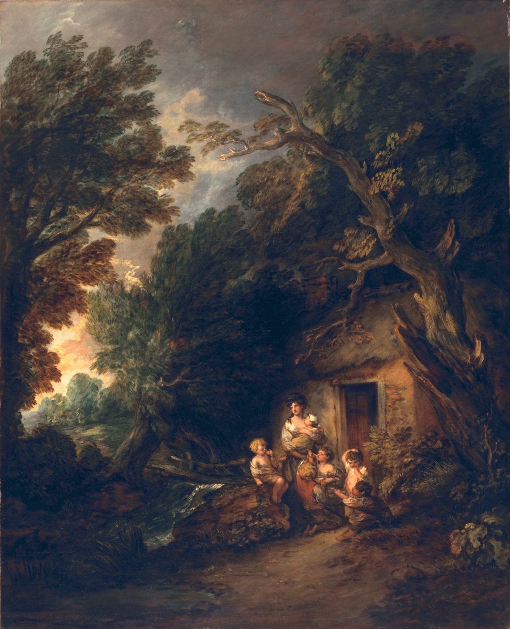 Stugdörr, ca 1780 av Thomas Gainsborough