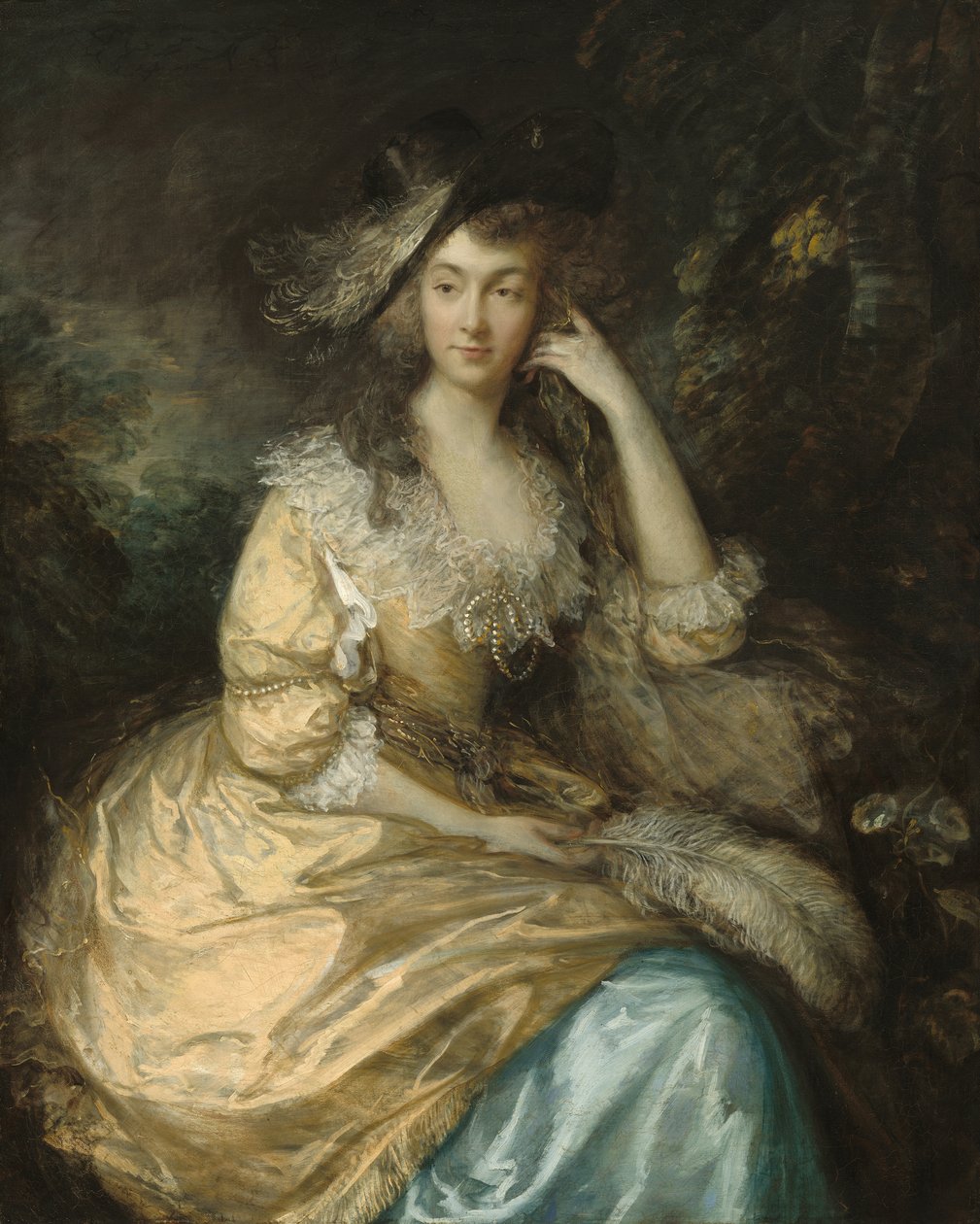 Frances Susanna, Lady de Dunstanville, c.1786 av Thomas Gainsborough