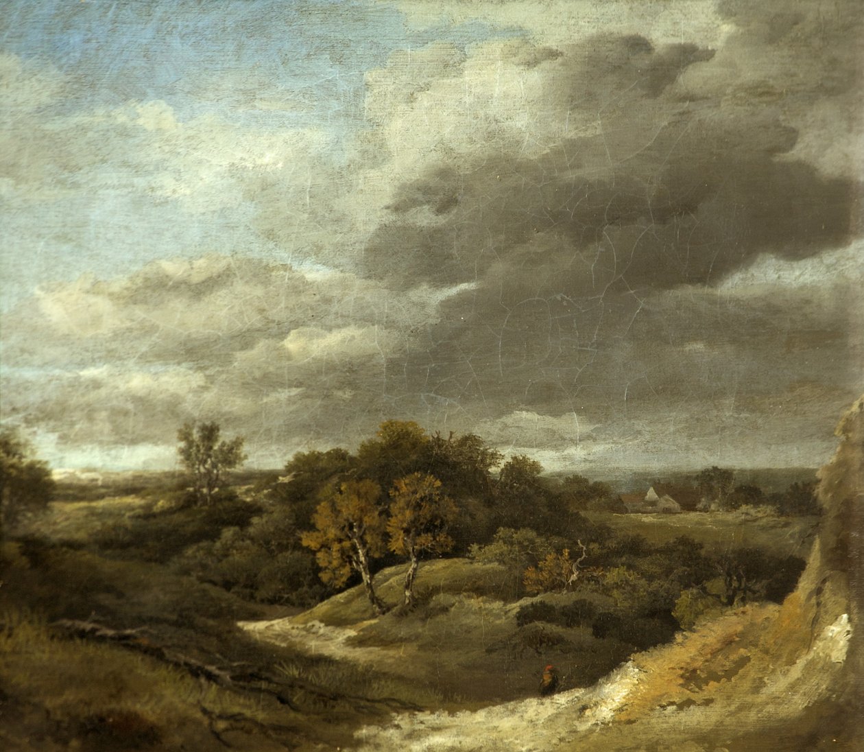 Landskap, c.1747 av Thomas Gainsborough