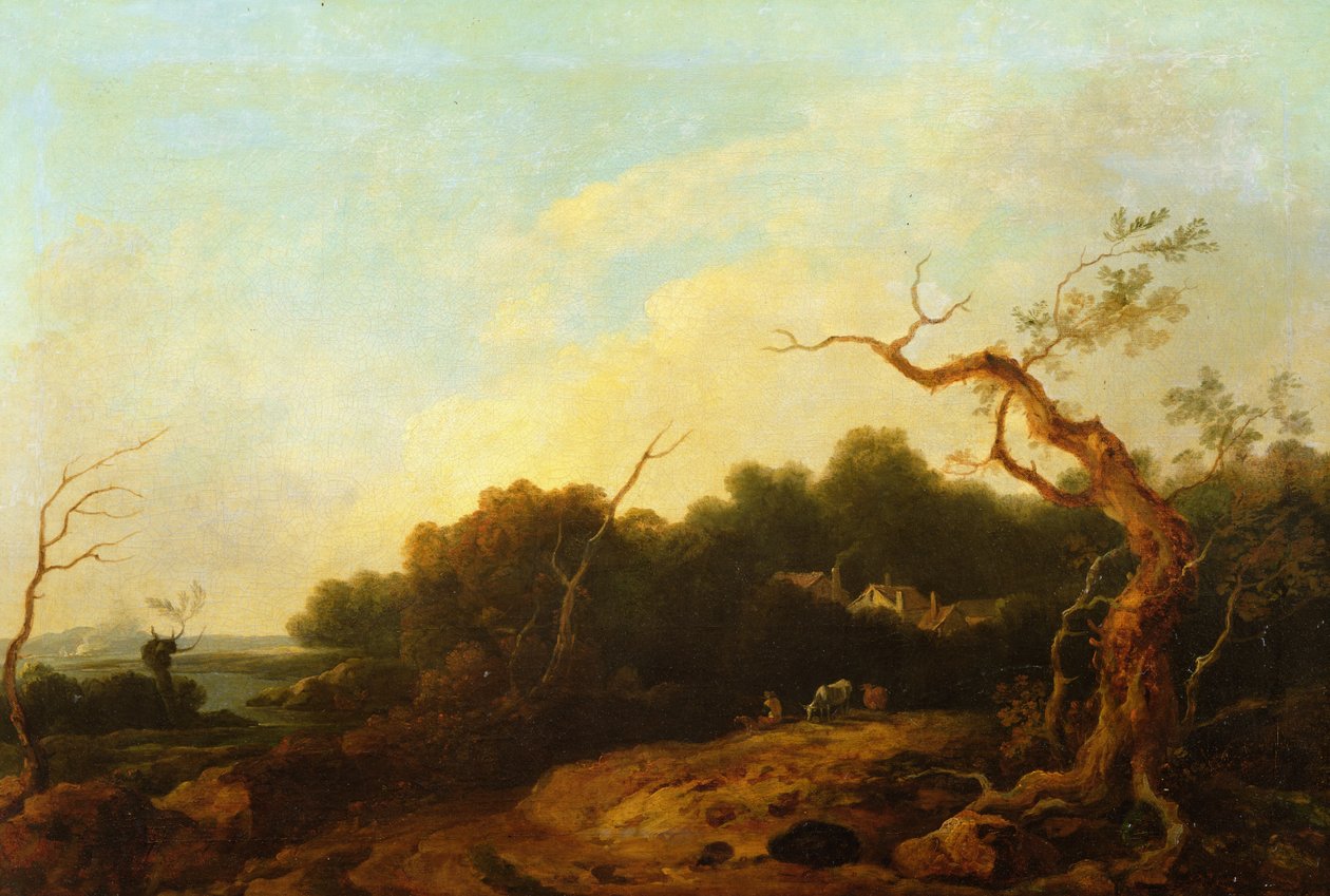 Landskap, c.1750 av Thomas Gainsborough