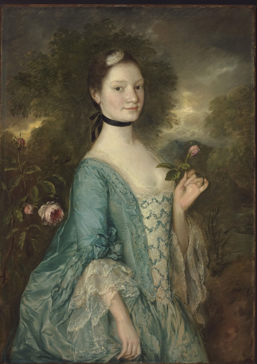 Portrait of Sarah, Lady Innes av Thomas Gainsborough
