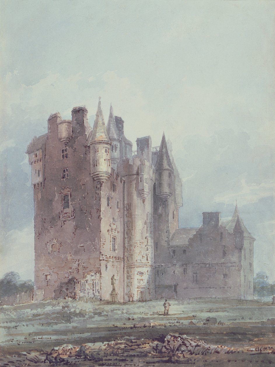 Glamis slott av Thomas Girtin