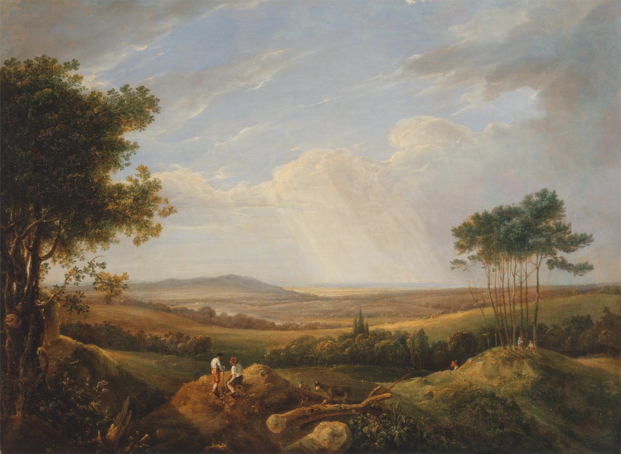 Landskap med figurer av Thomas Hastings