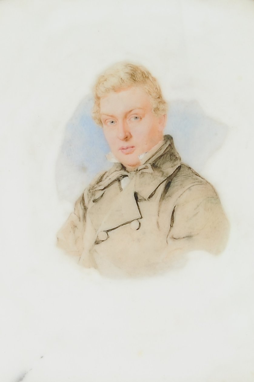 Porträtt av William James Blacklock, ca 1840 (wc på papper) av Thomas Heathfield Carrick