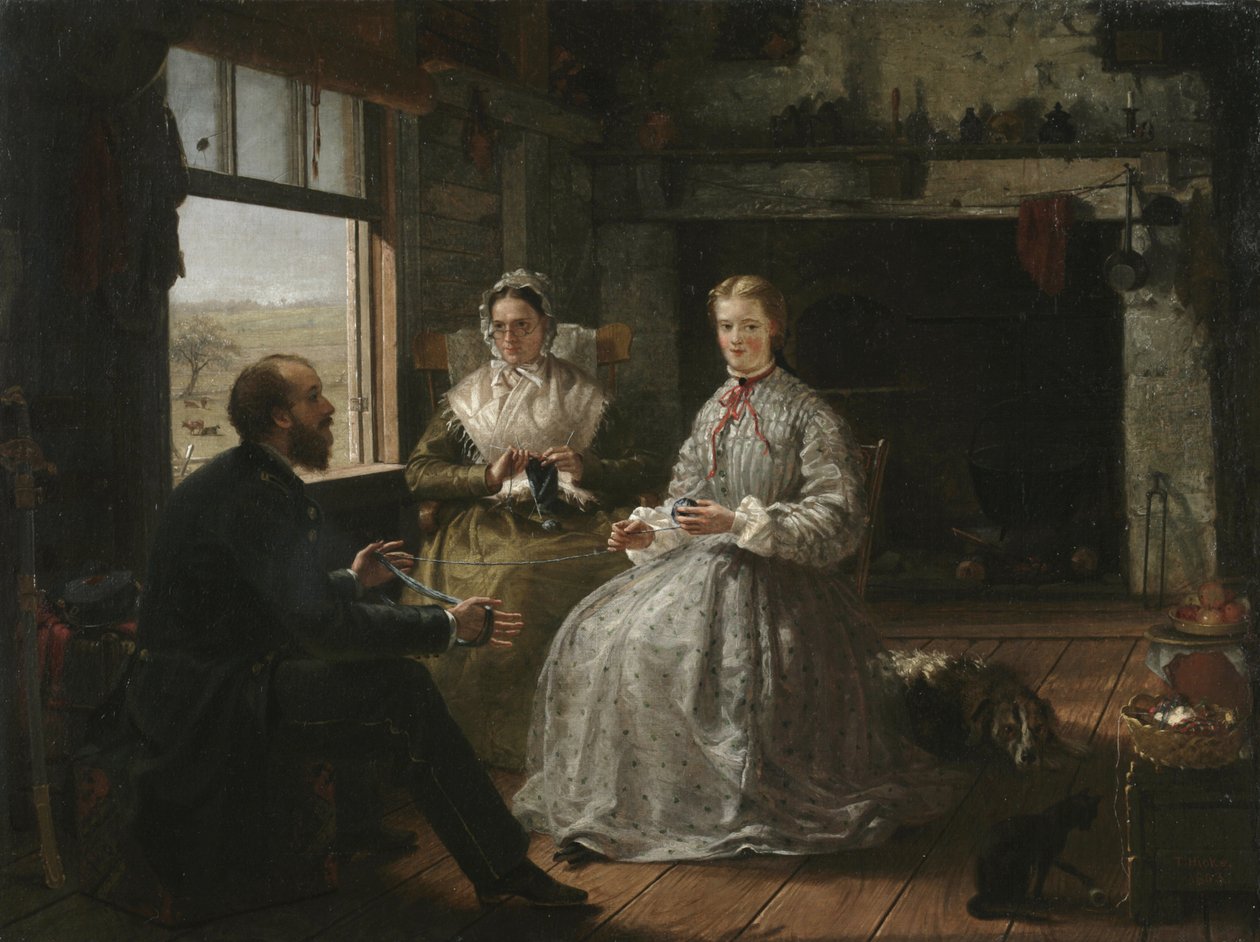 Hemvärnet, 1863 av Thomas Hicks