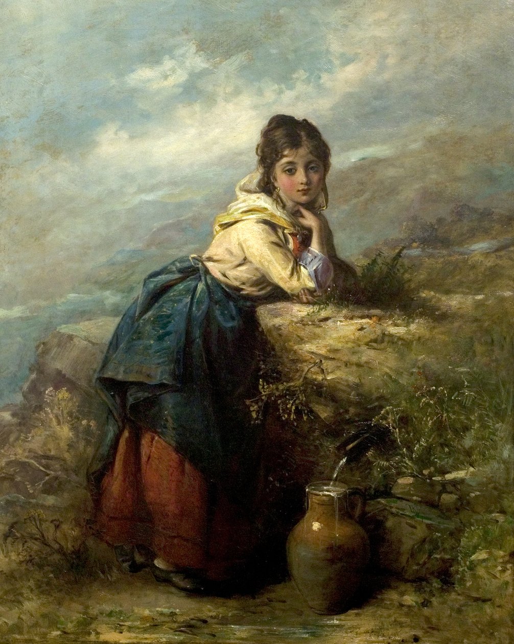 En bergslassie av Thomas Kent Pelham