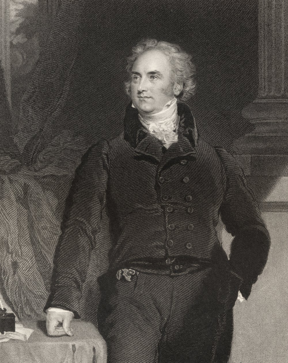 Sir Astley Paston Cooper, graverad av J Cochran, från 