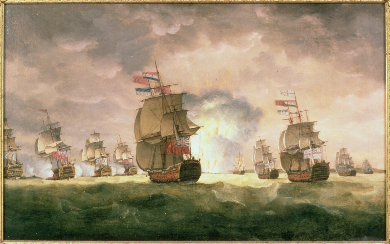 Rodneys Victory utanför Cape St. Vincent av Thomas Luny