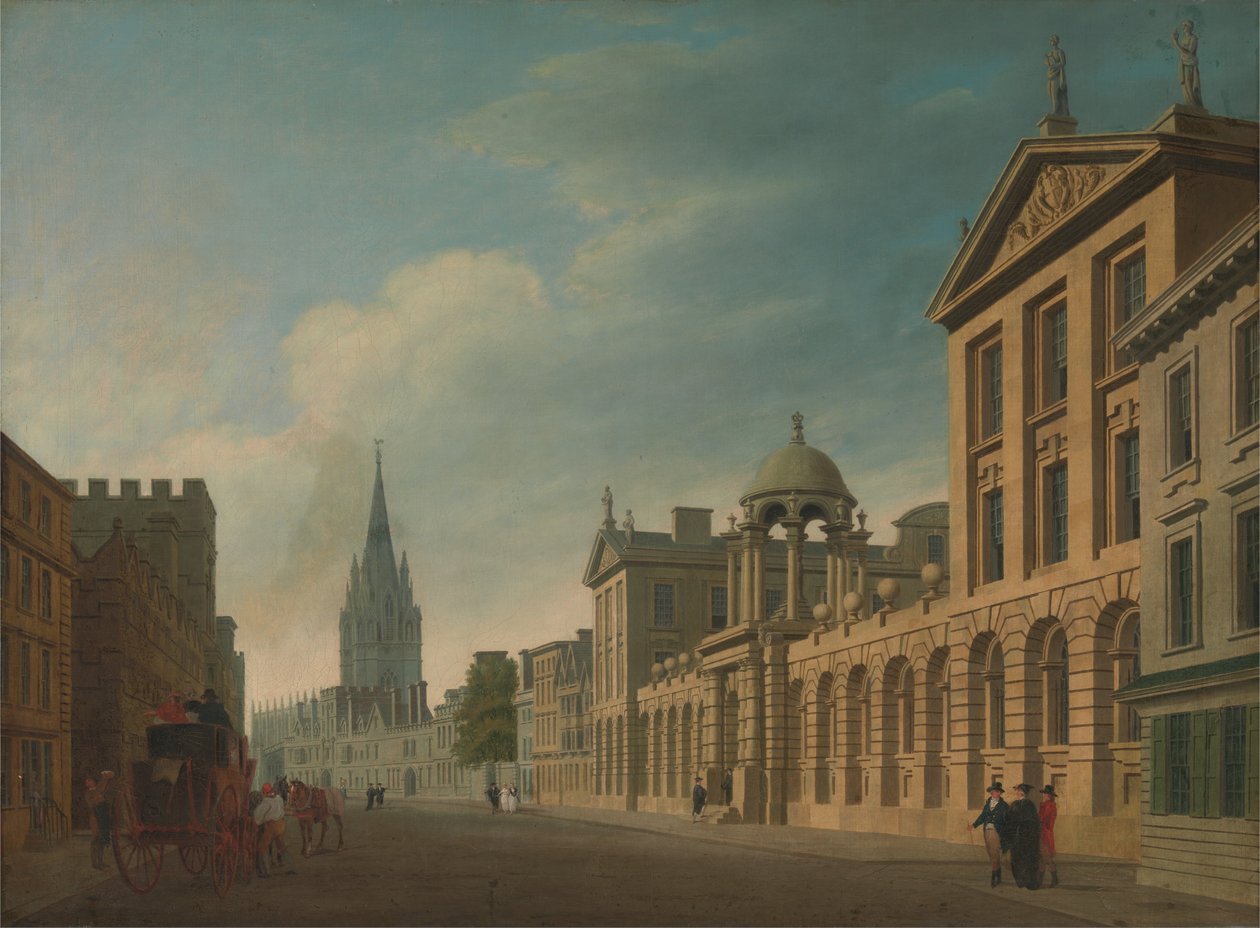 High Street, Oxford av Thomas Malton Jnr.