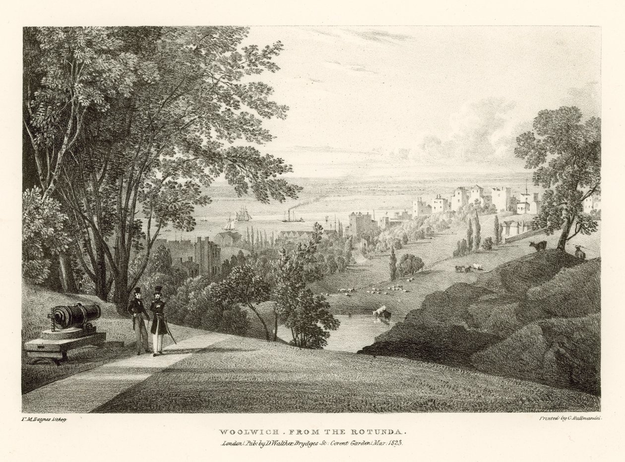 Woolwich från Rotundan, London av Thomas Mann Baynes