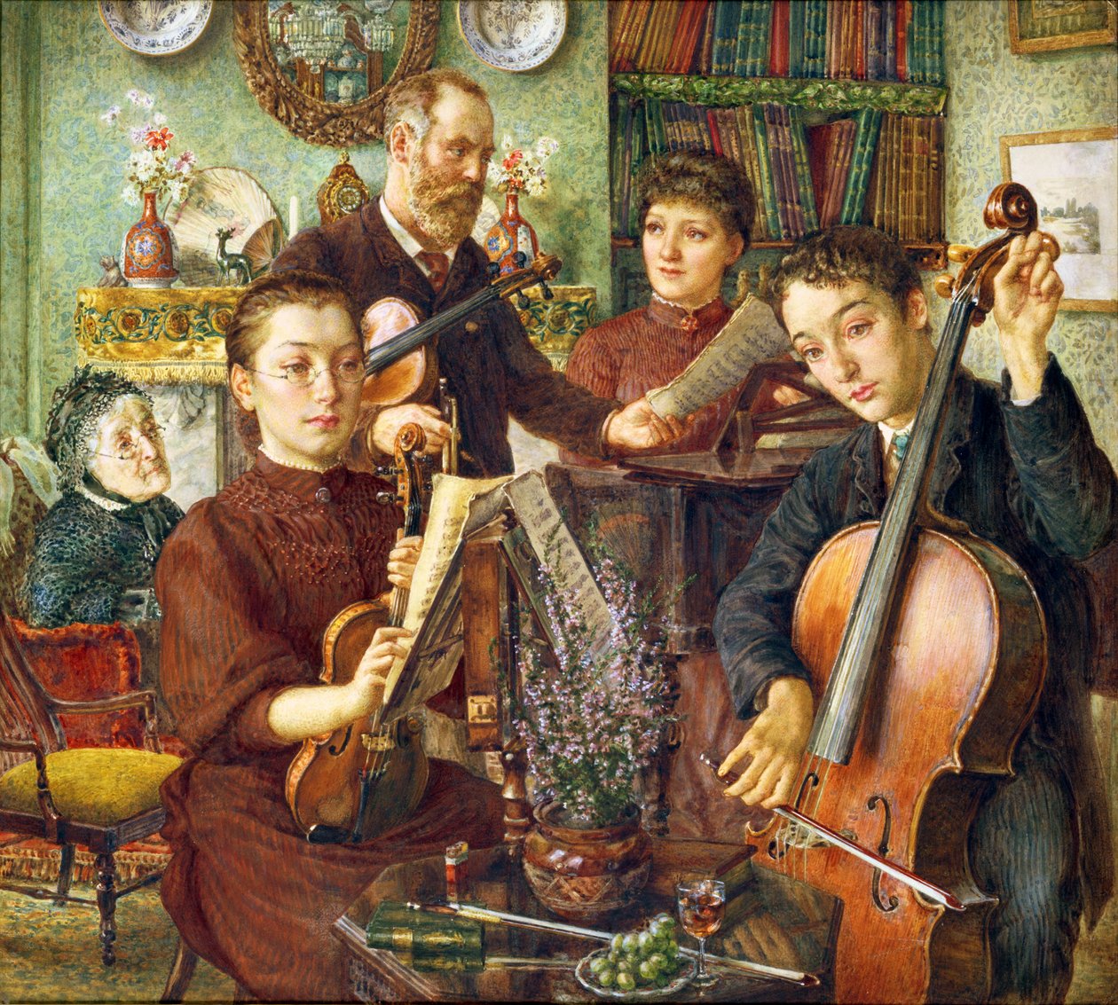Familjesamtal (wc på papper) av Thomas Matthews Rooke