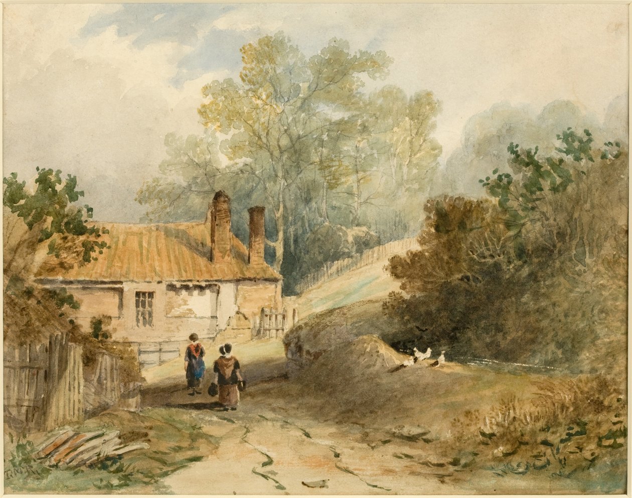 Pandon Dene (akvarell på papper) av Thomas Miles Richardson