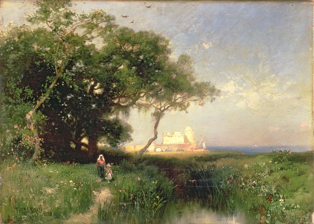 Floridas kust, 1882 av Thomas Moran