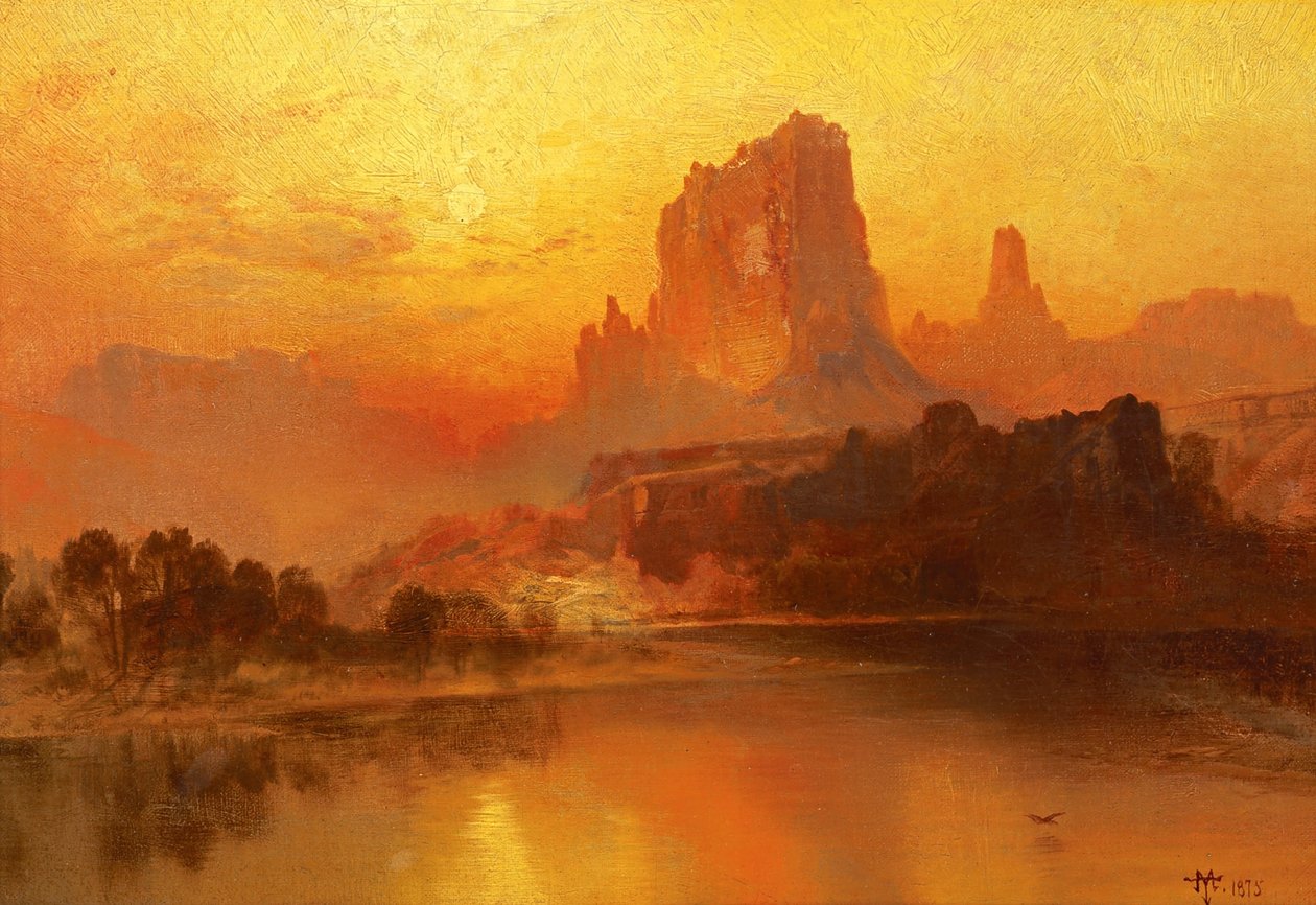 The Golden Hour av Thomas Moran