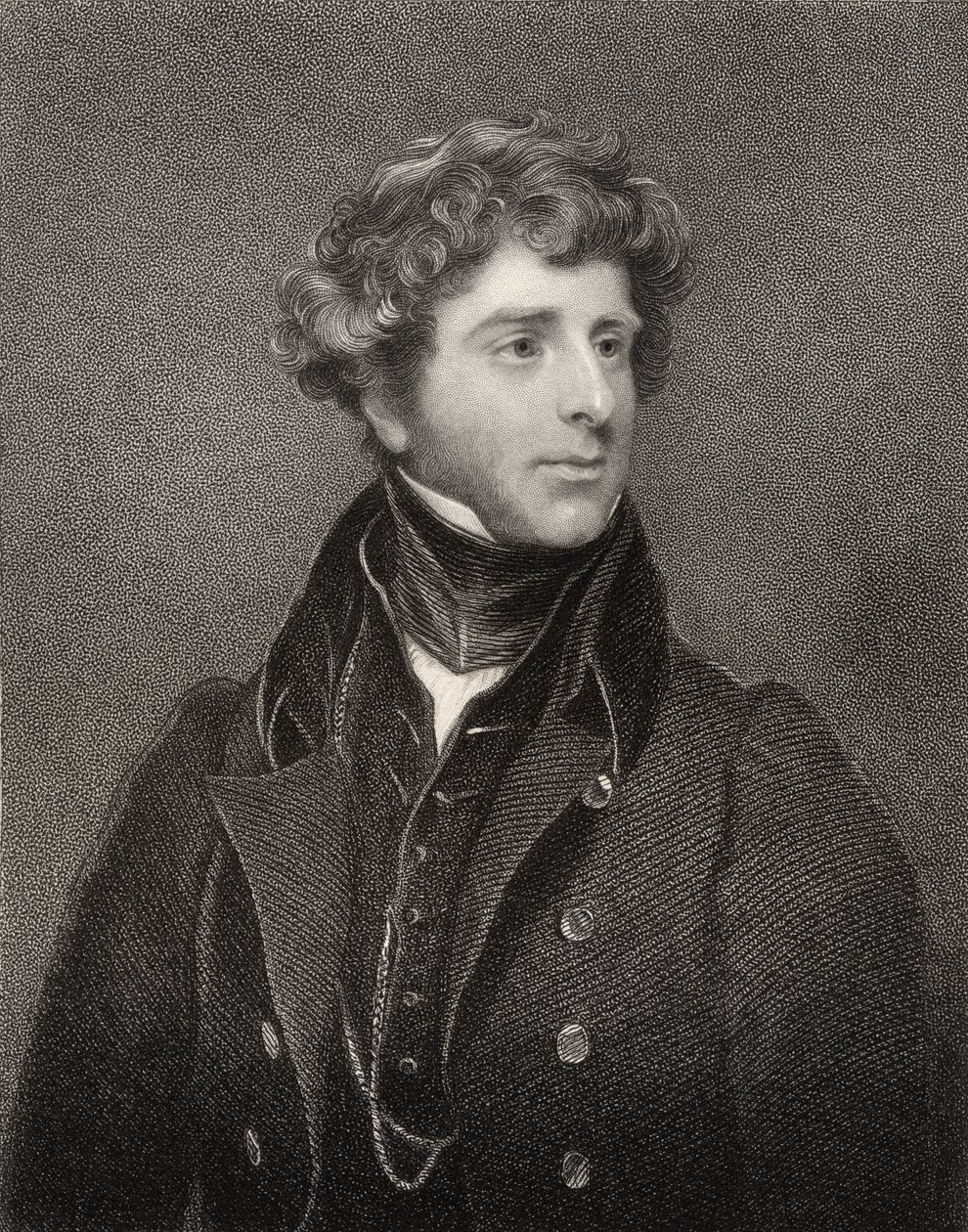 George James Agar-Ellis, 1:e baron Dover, graverad av E. Scriven (1775-1841), från 