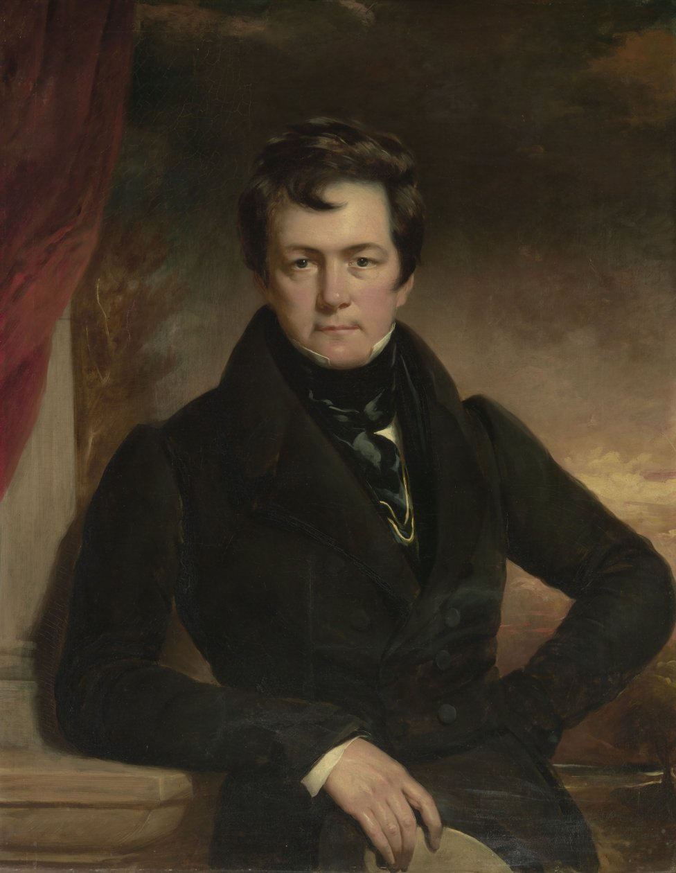 Portrait of Charles Frederick Schlaberg, London, 1827 av Thomas Phillips