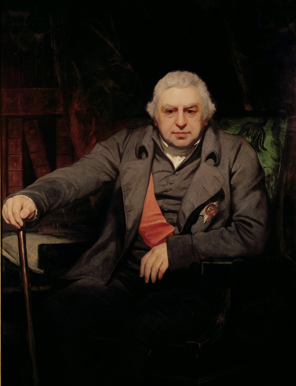 Porträtt av Sir Joseph Banks, (1743-1820) 1810 av Thomas Phillips