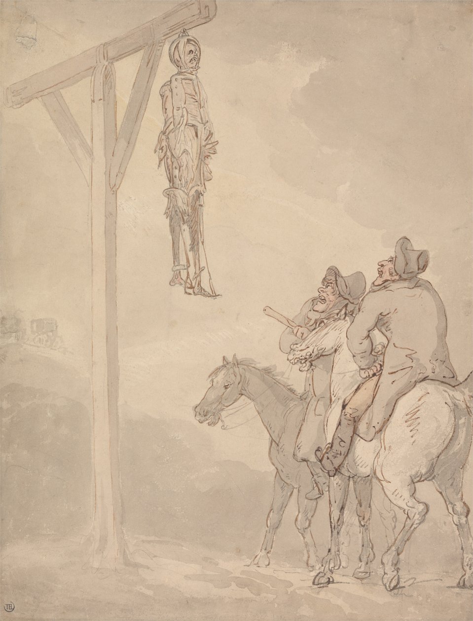 A Gibbet av Thomas Rowlandson