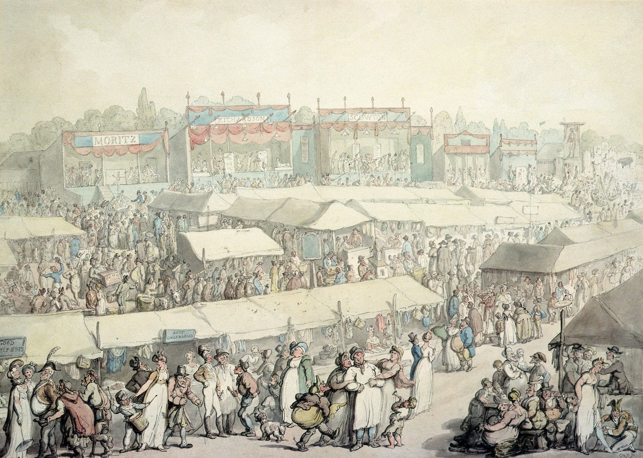 Brook Green Fair av Thomas Rowlandson