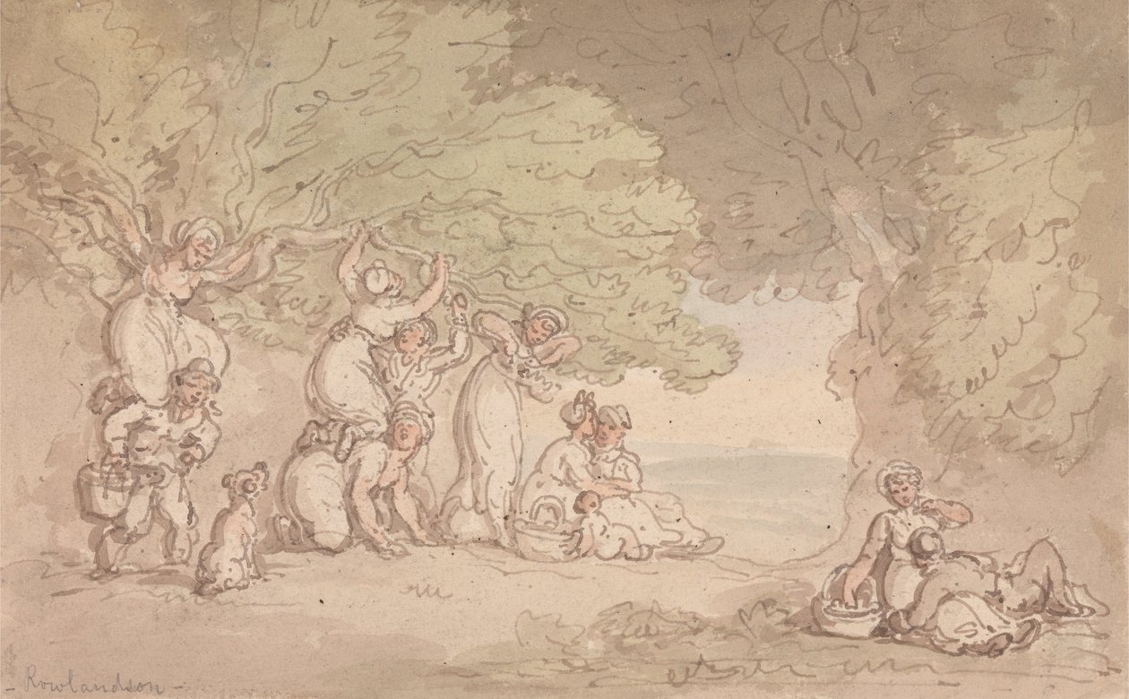 Fruit and Nut Picking av Thomas Rowlandson