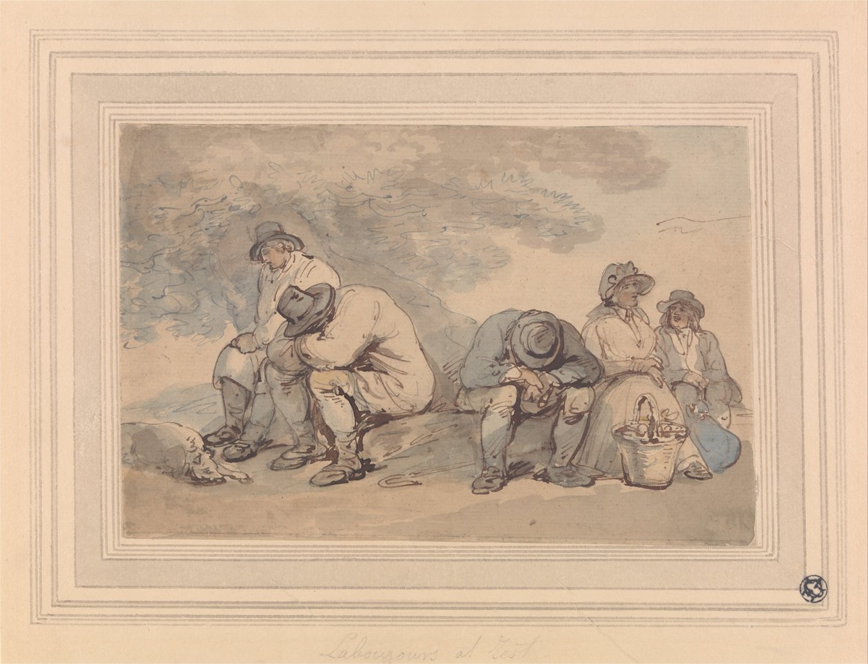 Labourers at Rest av Thomas Rowlandson