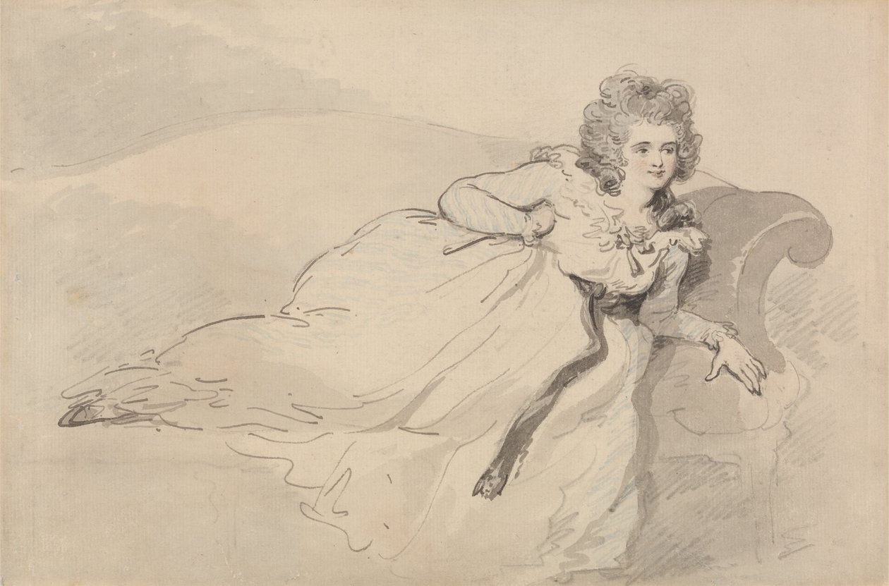Mrs. Abington av Thomas Rowlandson