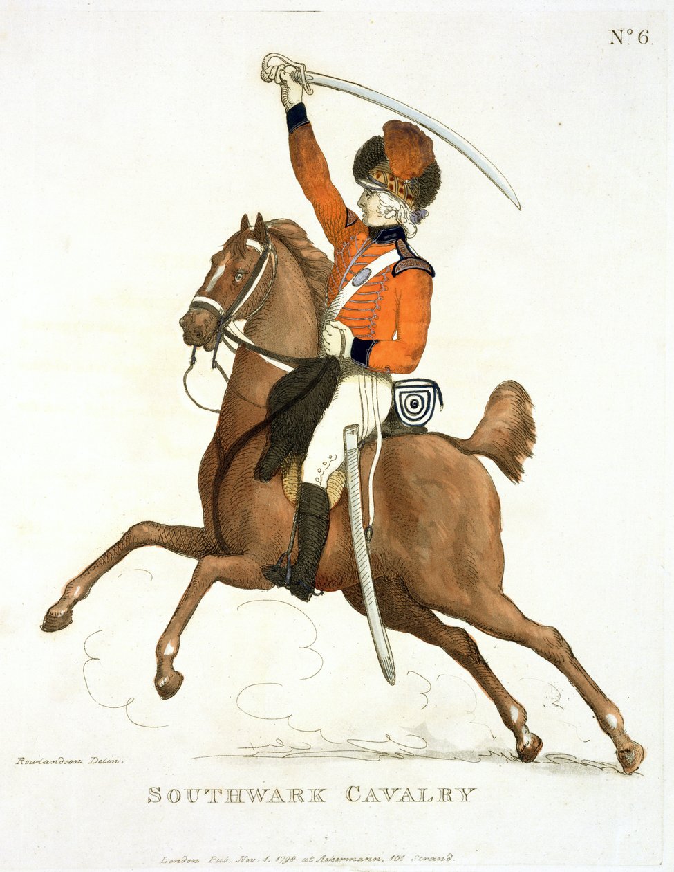 Southwark Cavalry Volunteer, skylt 6 från 