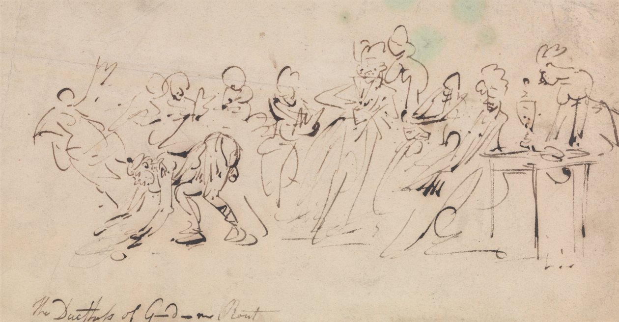 The Duchess of Gordons Rout av Thomas Rowlandson