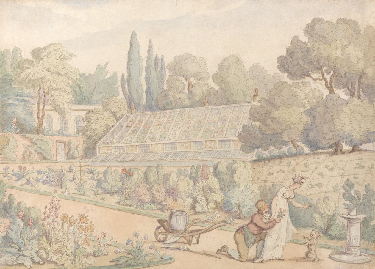 Trädgårdsmästarnas erbjudande av Thomas Rowlandson