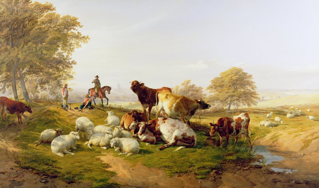 En kvällsvila av Thomas Sidney Cooper