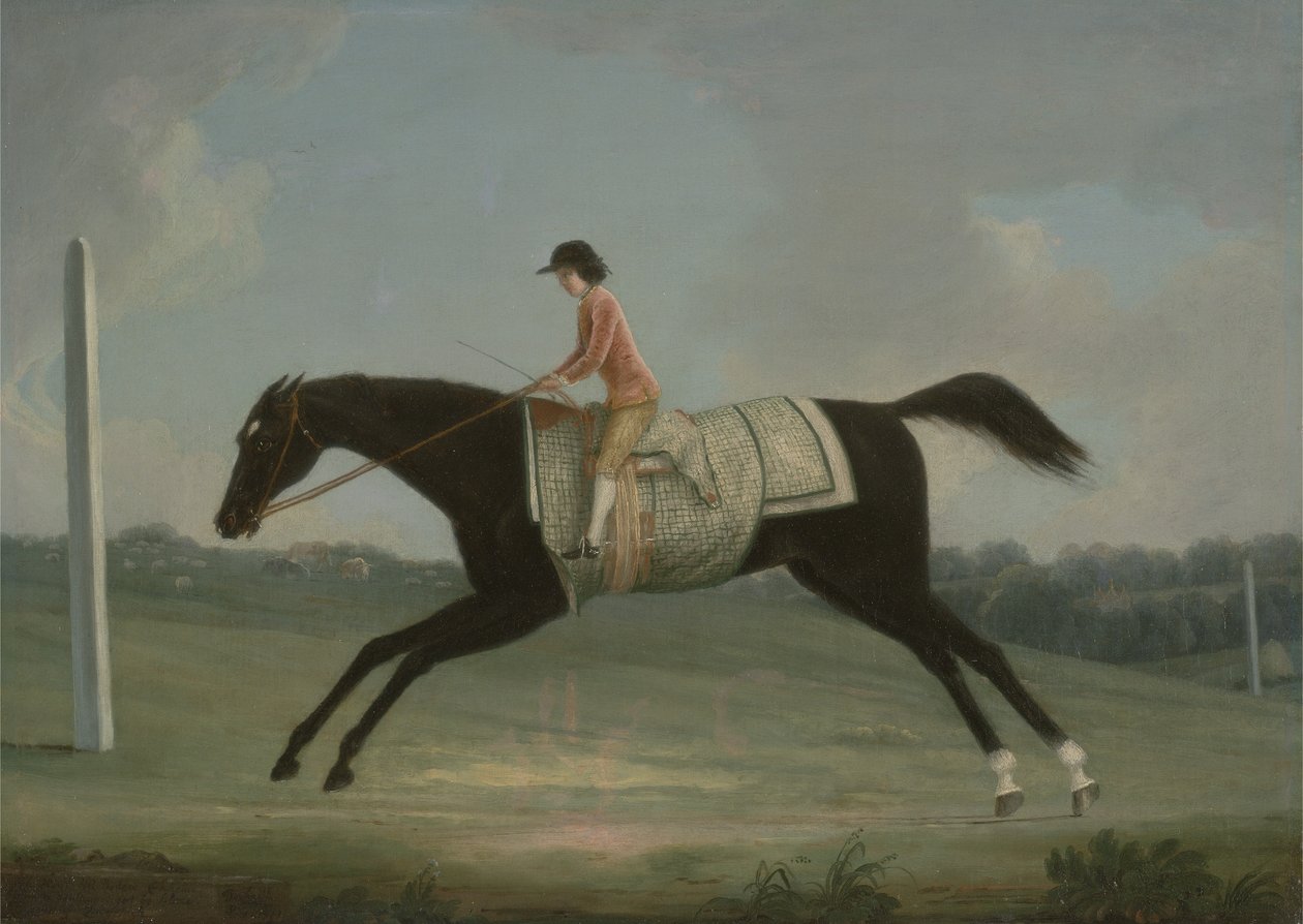 Borlase Cokayne som pojke på Sultana, 1751 av Thomas Smith of Derby