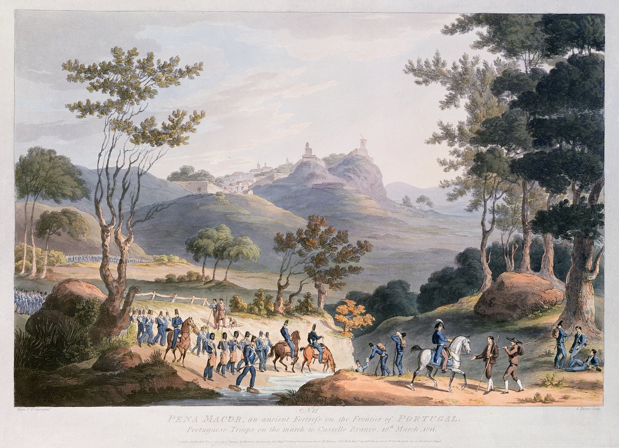 Pena Macor, graverad av C. Turner, 18 mars 1811 av Thomas Staunton St. Clair