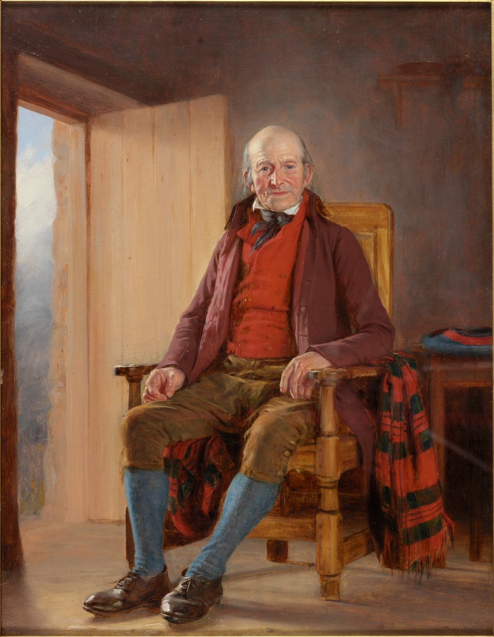 En Northumbrian Farmer, ca 1820-34 av Thomas Sword Good