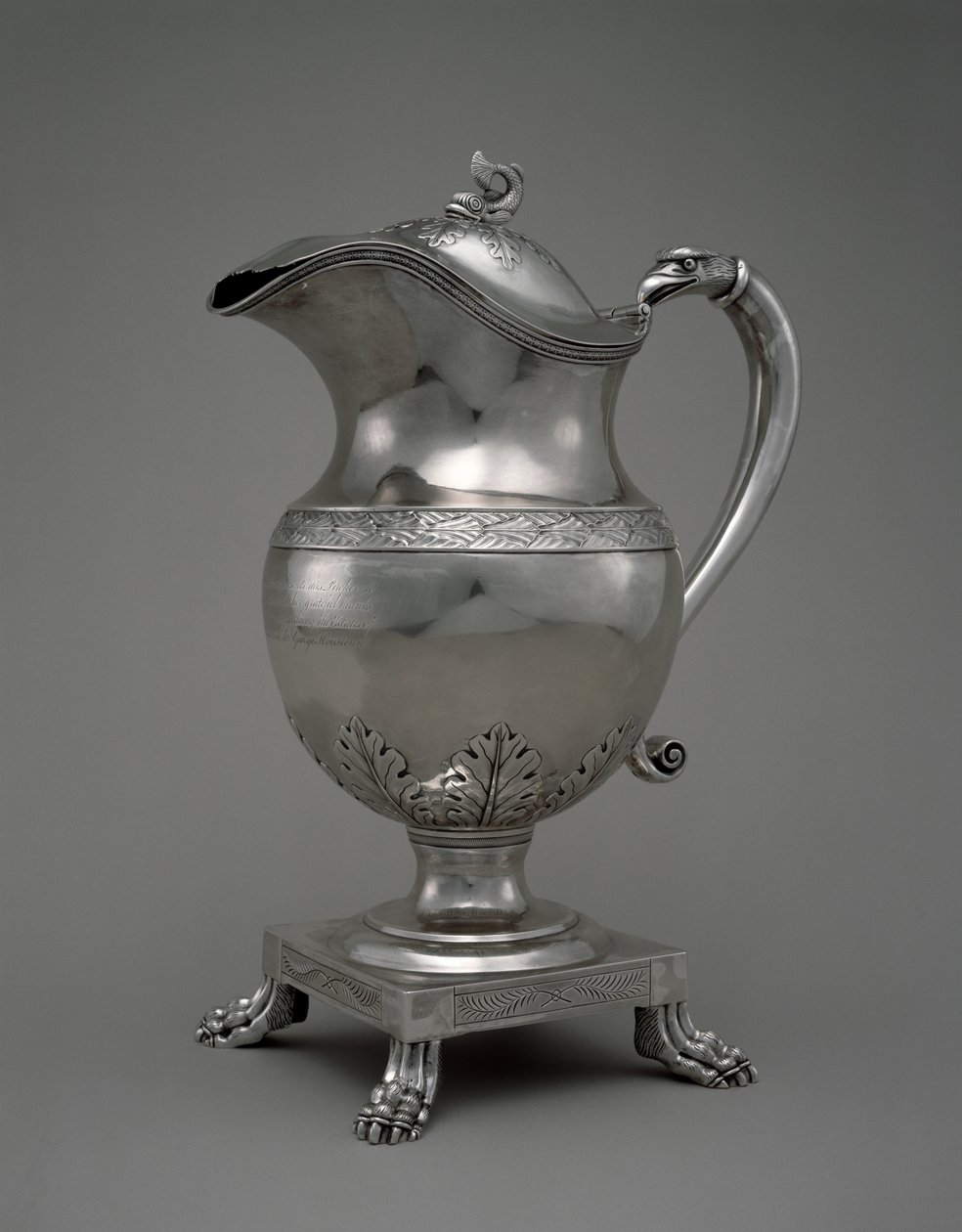 Pitcher, 1815 (silver) av Thomas and Gardiner Fletcher