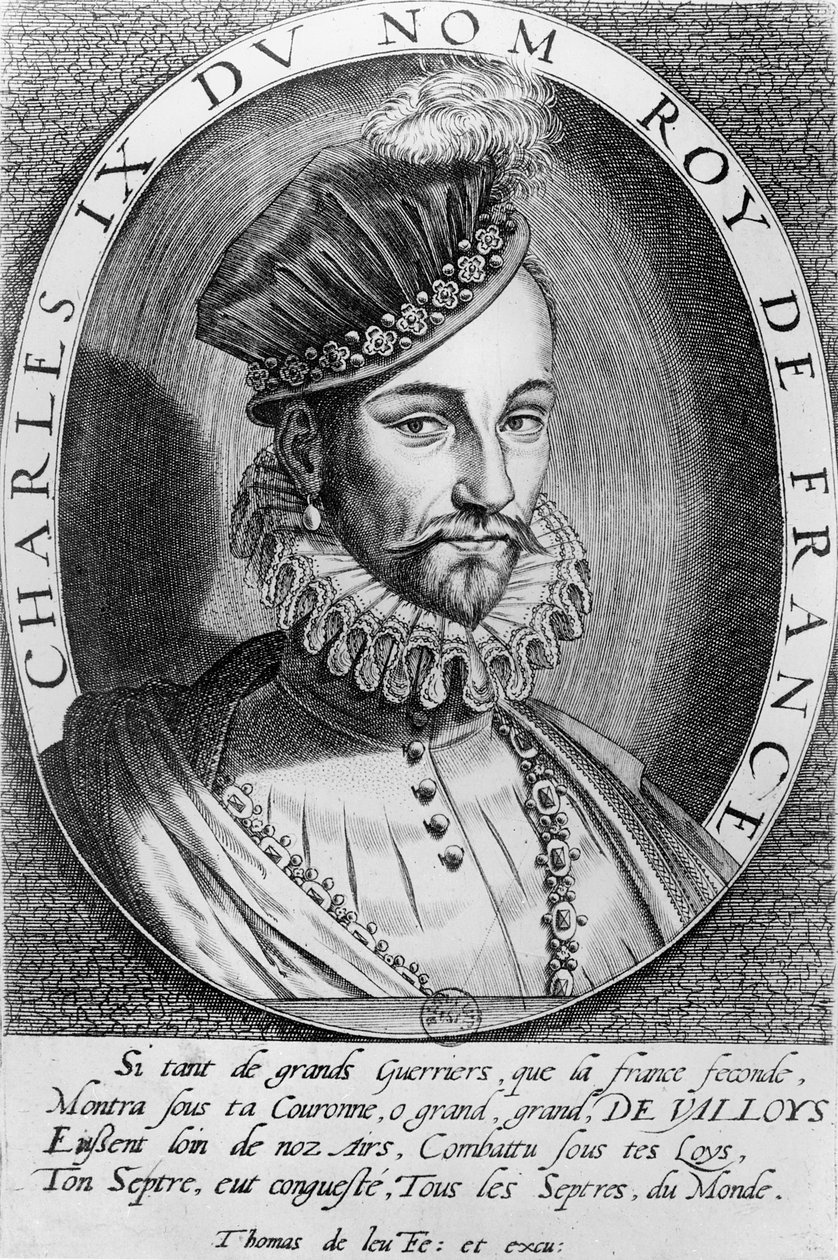 Karl IX, kung av Frankrike av Thomas de Leu