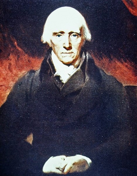 Warren Hastings (lito i färg) av Thomas (after) Lawrence