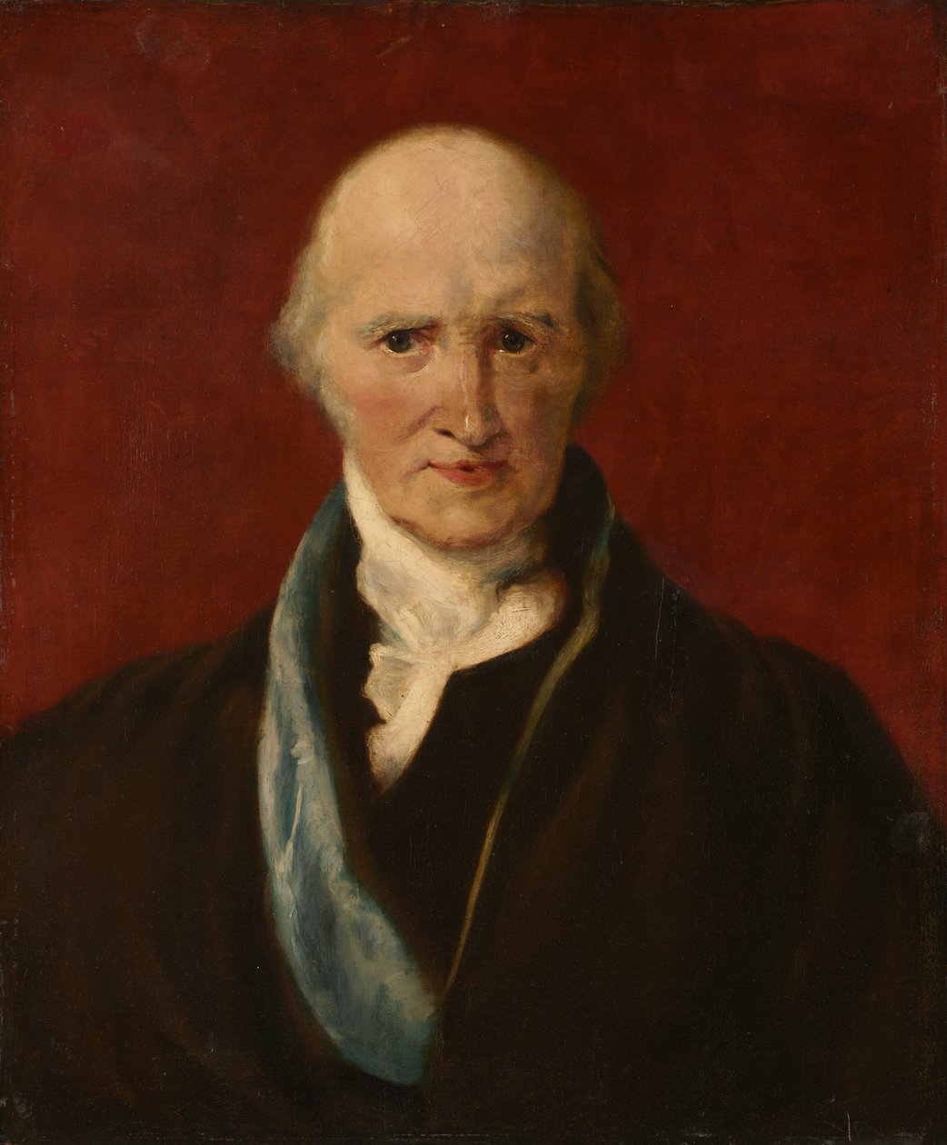 Porträtt av Benjamin West av Thomas (attr. to) Lawrence