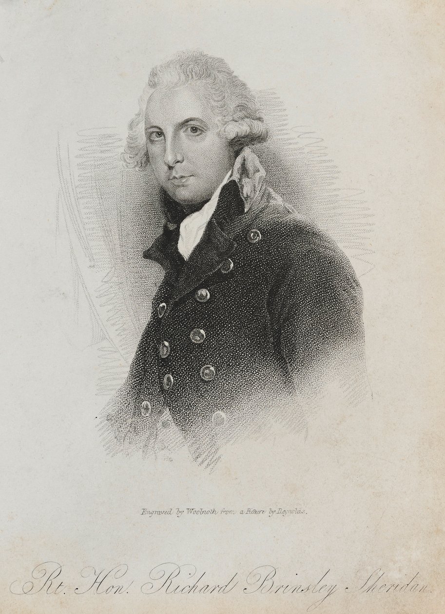 Rt. Bok. Richard B Hayashi sy Sheridan, 1823 av Thomas A. Woolnoth