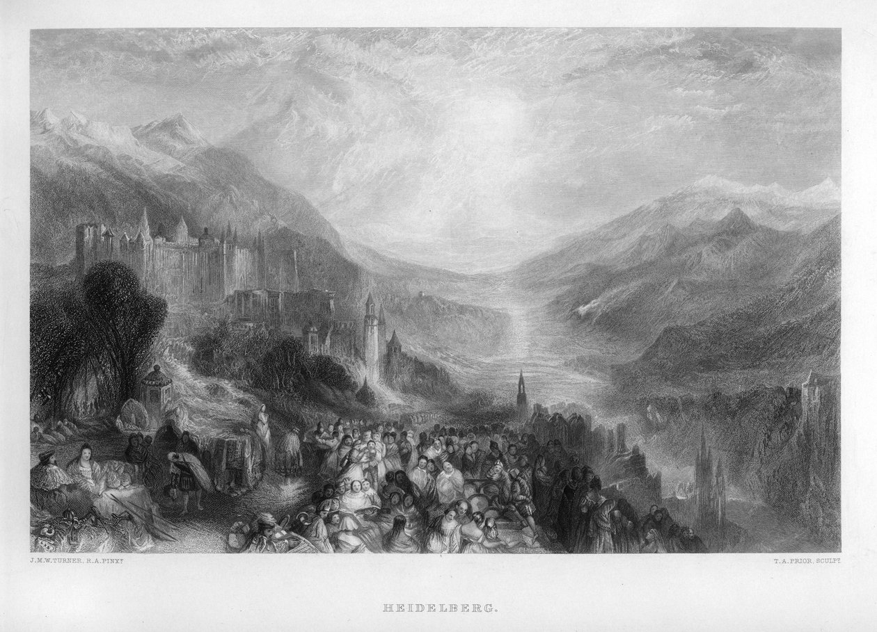 Heidelberg, 1800-talet. av Thomas Abel Prior