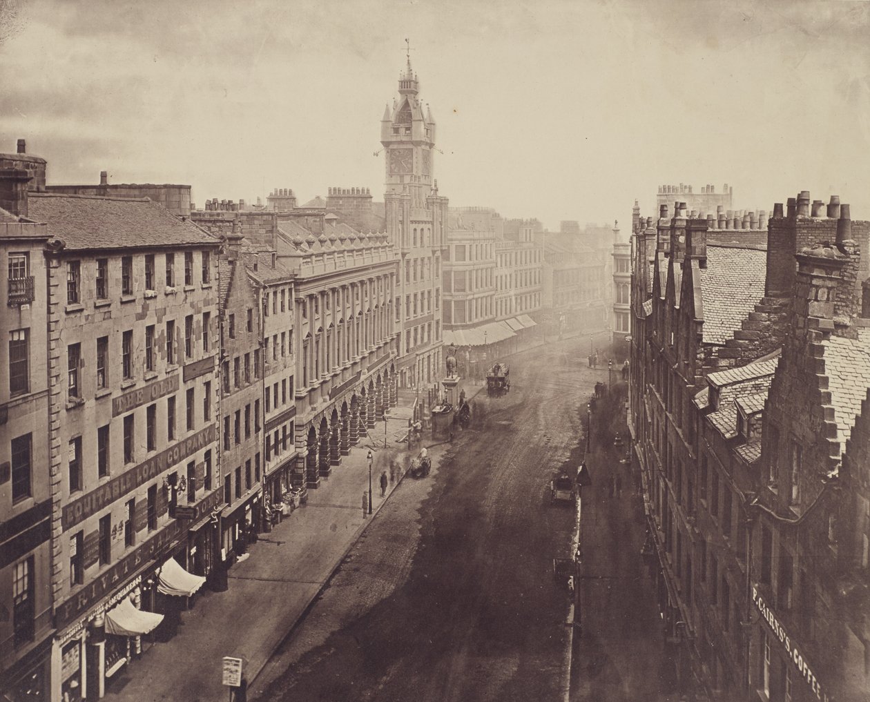 Trongate, från Tron Steeple. av Thomas Annan