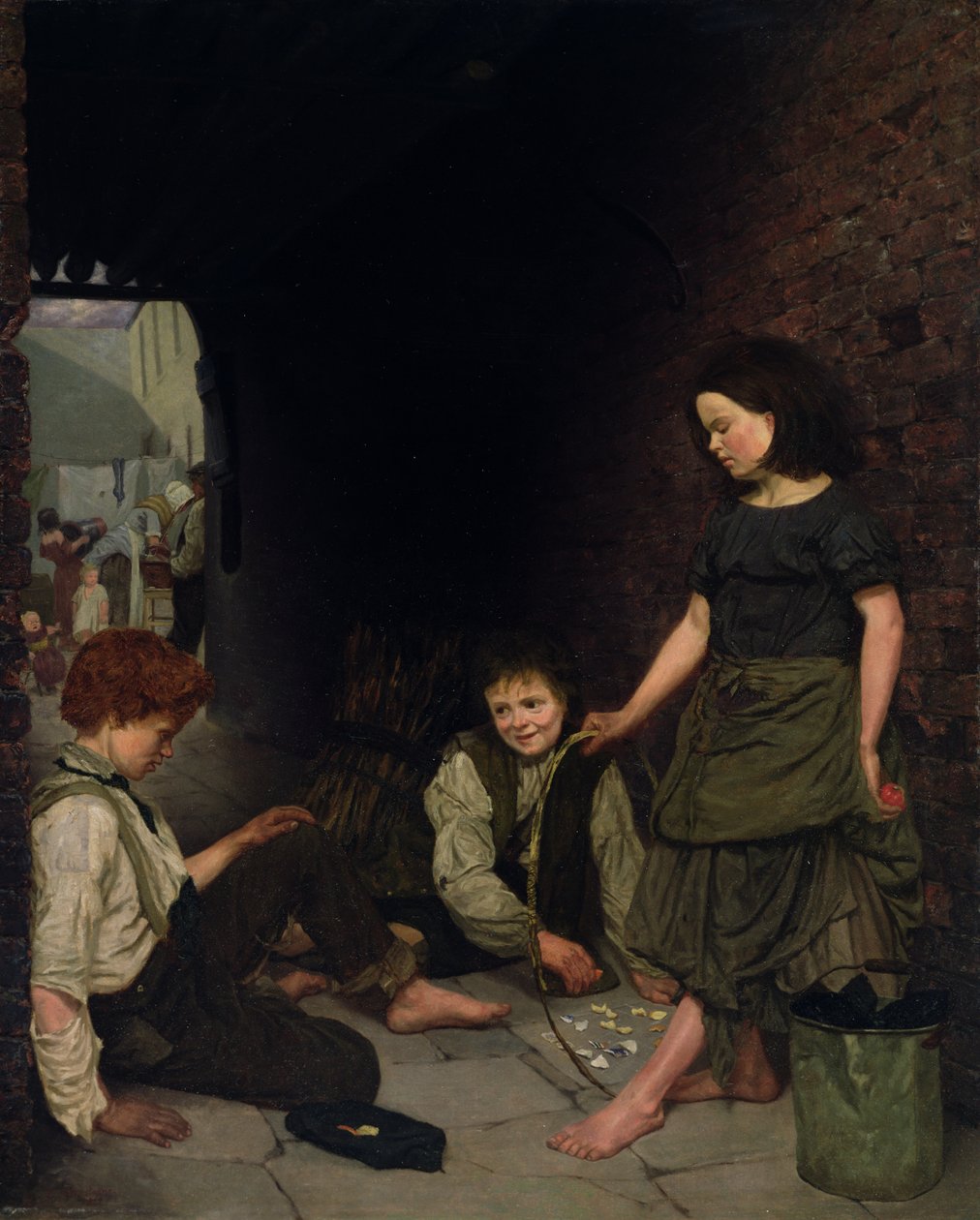 Manchester och Salford barn av Thomas Armstrong