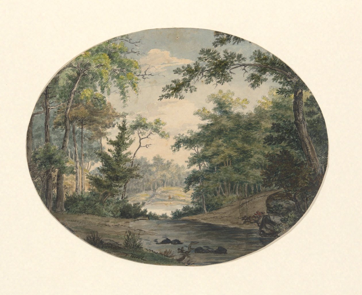 Skogslandskap av Thomas Birch