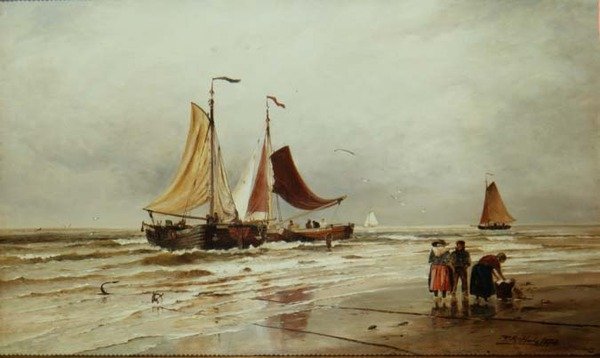 Fisketrålare av Thomas Bush Hardy