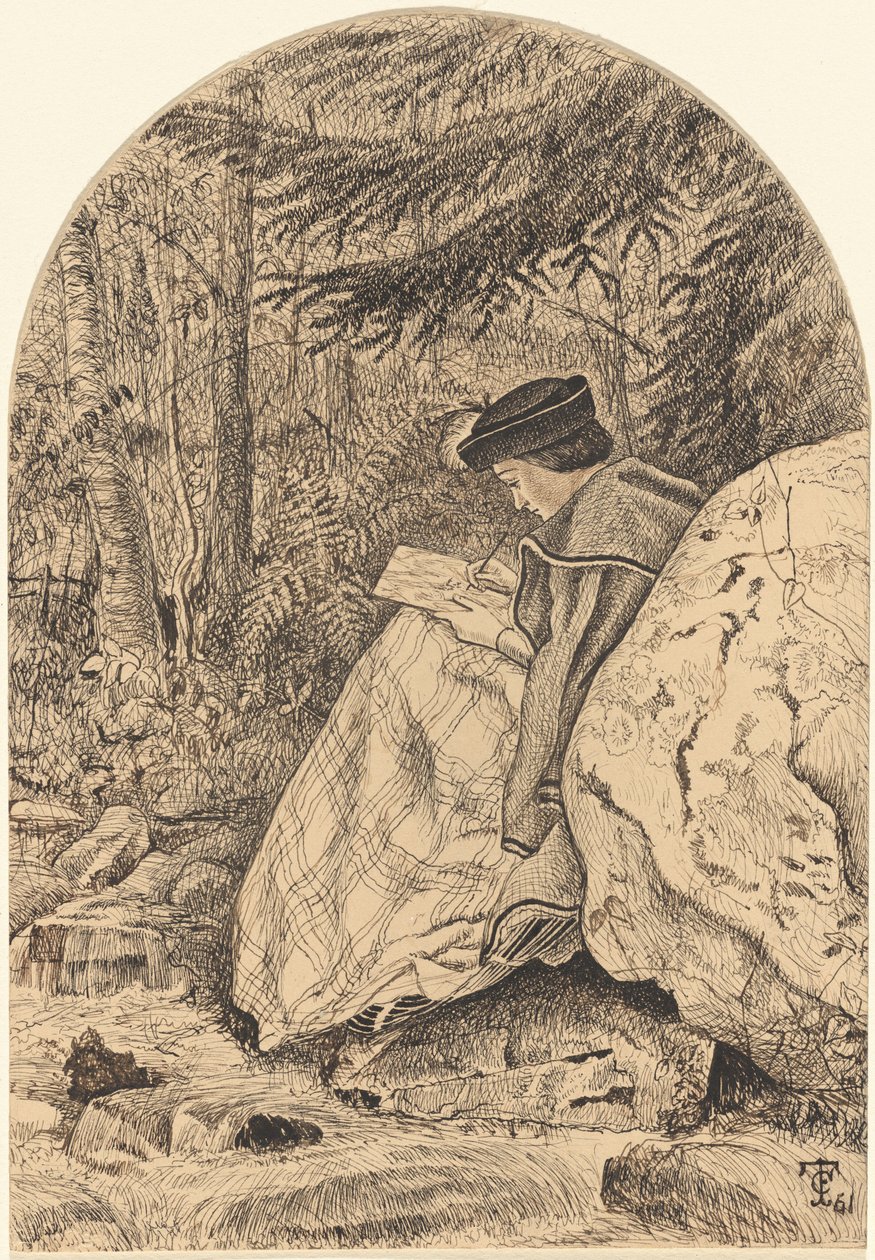 Skiss från naturen av Thomas C. Farrer