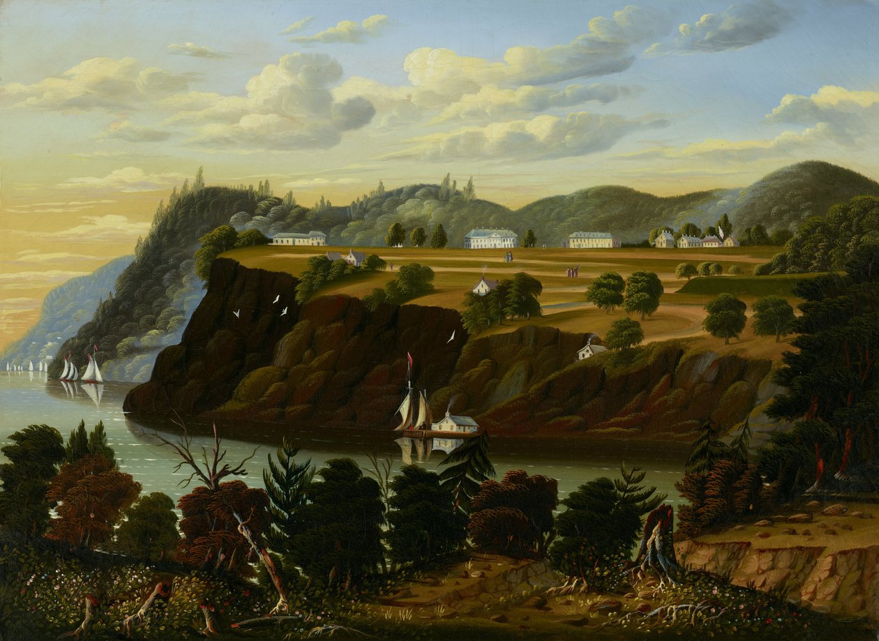 Utsikt över West Point av Thomas Chambers