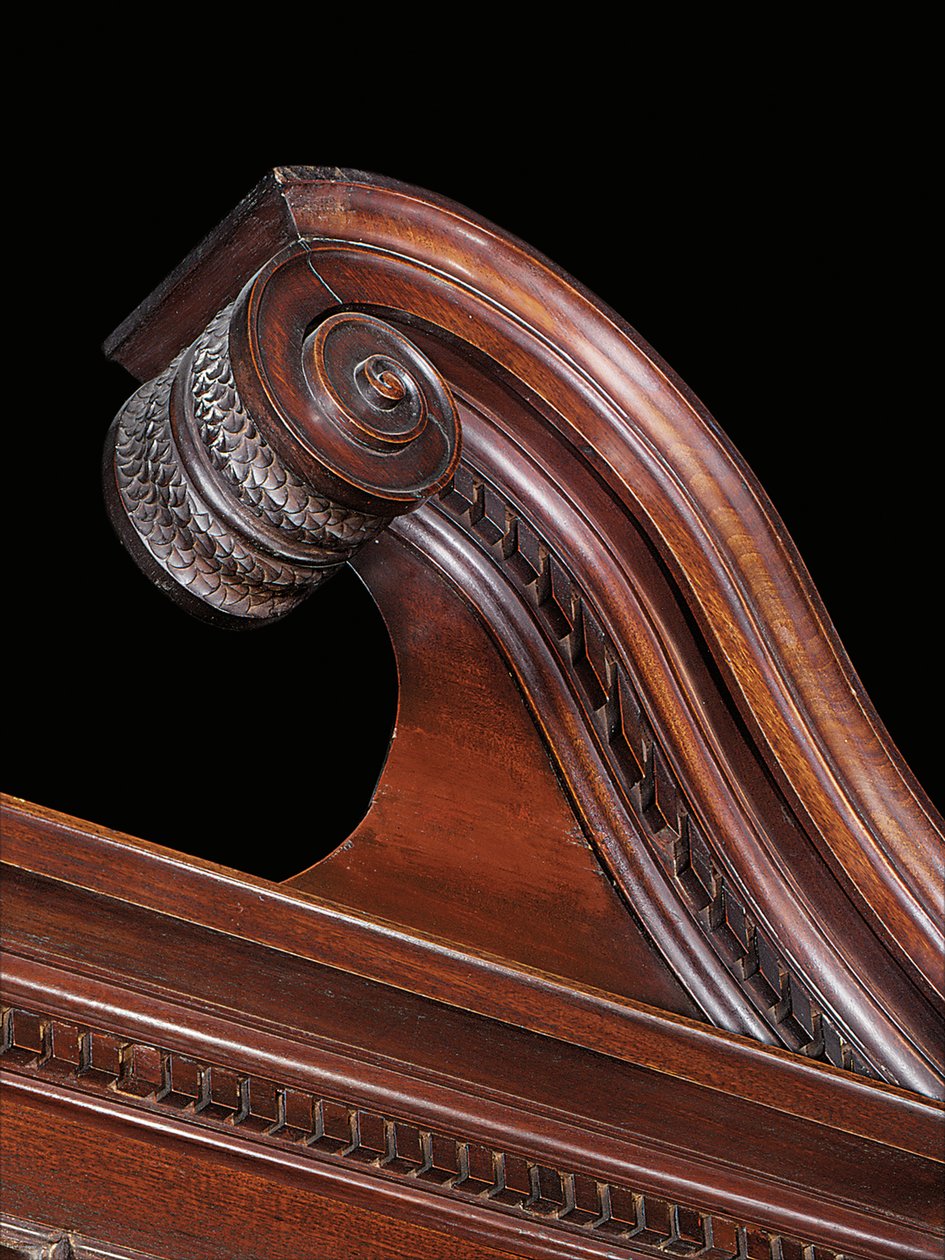 En bokhylla med utgång från George III av Thomas Chippendale
