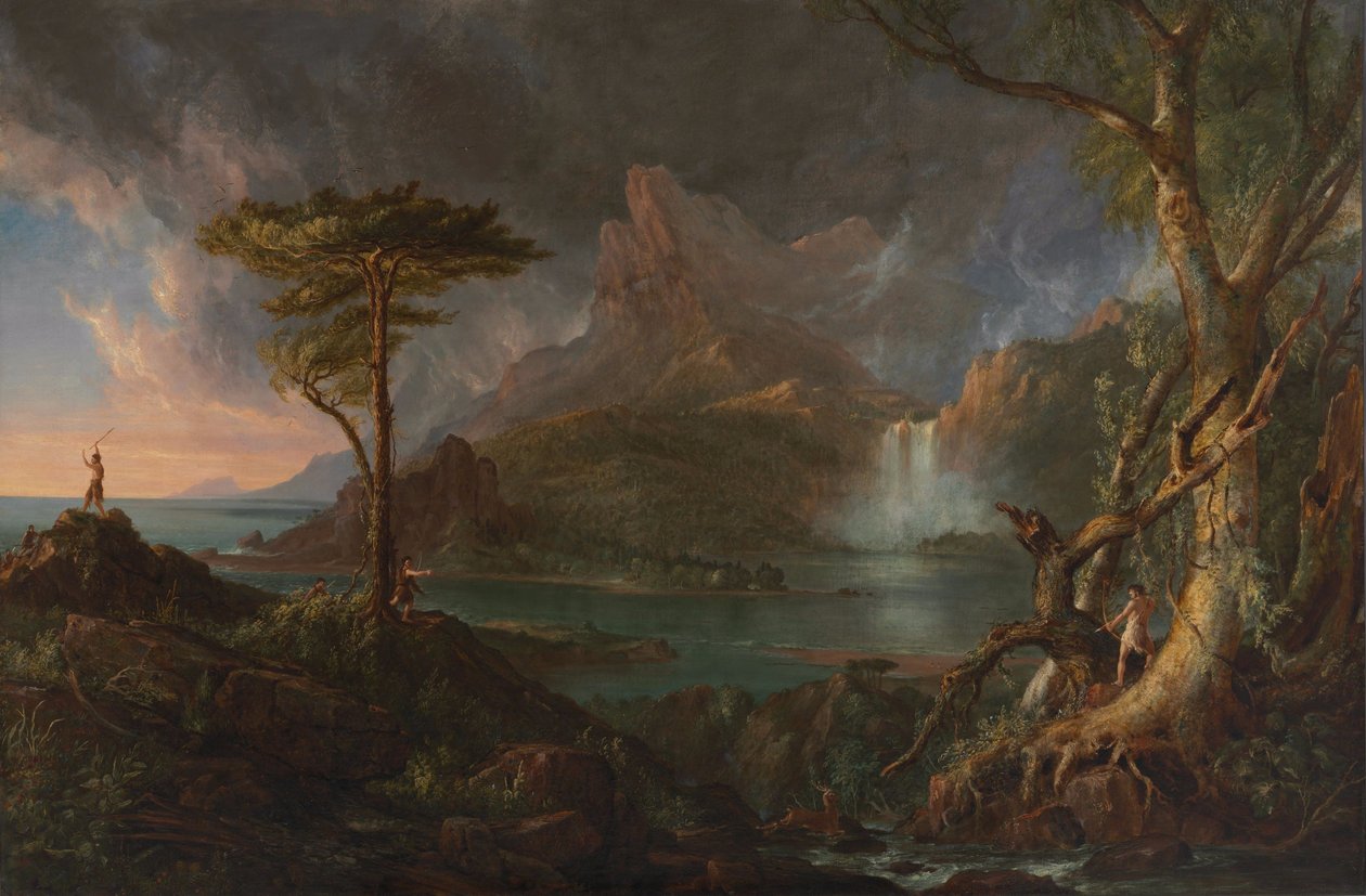 En vild scen av Thomas Cole