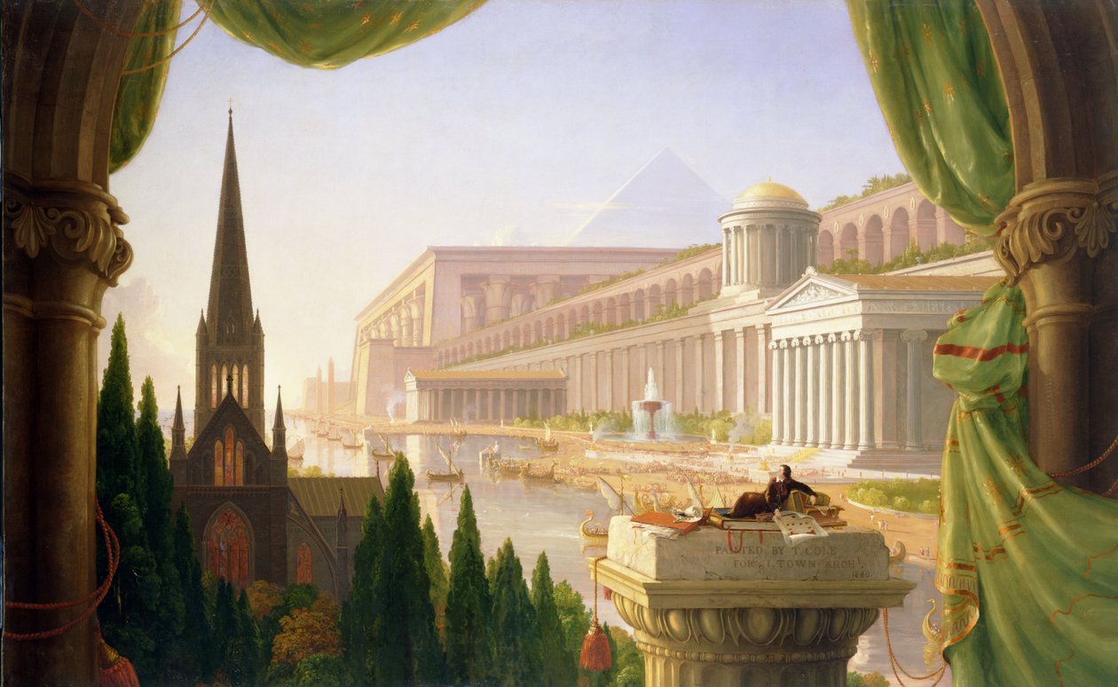Arkitektens dröm av Thomas Cole