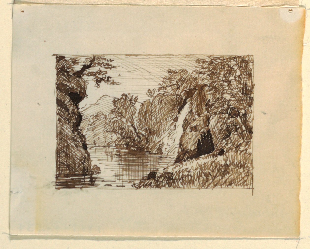 Imaginärt landskap av Thomas Cole